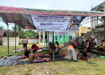 Masyarakat Desa Kulam Syamtalira Aron Kurban Empat Ekor Lembu