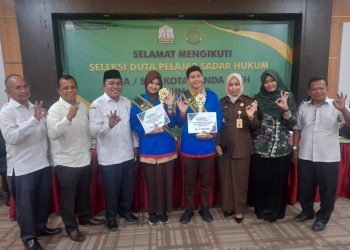 Siswa SMAN 3 Banda Aceh Raih Juara Satu Lomba Duta Pelajar Sadar Hukum,