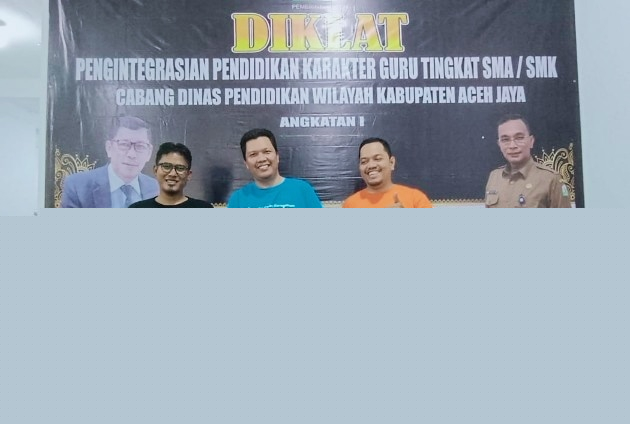 Cabdindik Wilayah Aceh Jaya Gelar Bimtek Pendidikan Karakter
