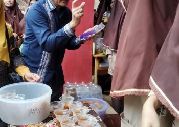 Potato Janda Ngamuk Jadi Incaran pada Pameran Gelar Karya  P5 Siswa SMAN 1 Bireuen