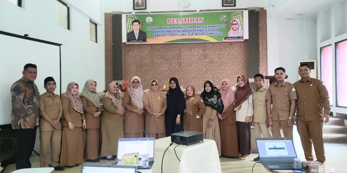 Tingkatkan Kompetensi Guru, SLBN Simeulue Gelar Pelatihan Mandiri