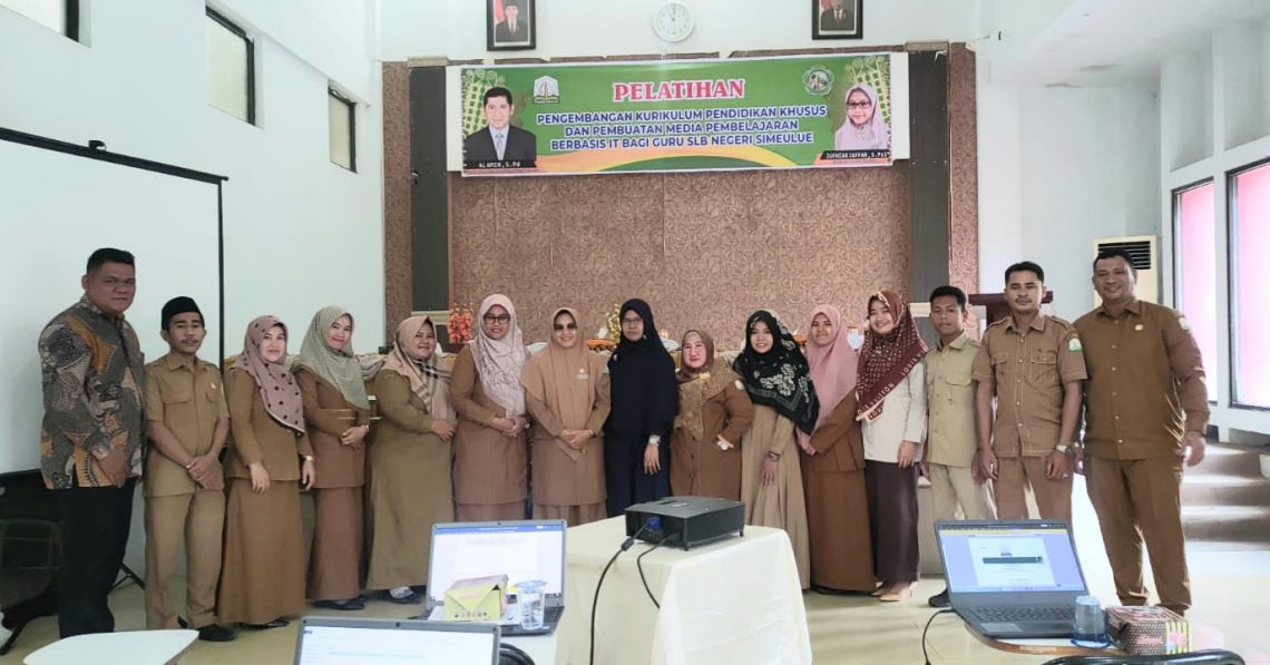 Tingkatkan Kompetensi Guru, SLBN Simeulue Gelar Pelatihan Mandiri