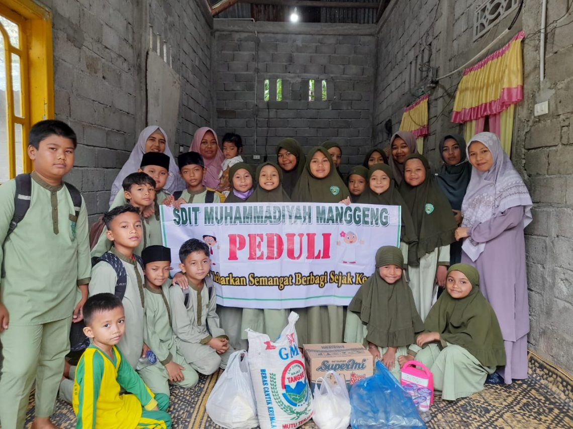 Siswa-Siswi SDIT Muhammadiyah Manggeng Berkunjung Rumah Yatim