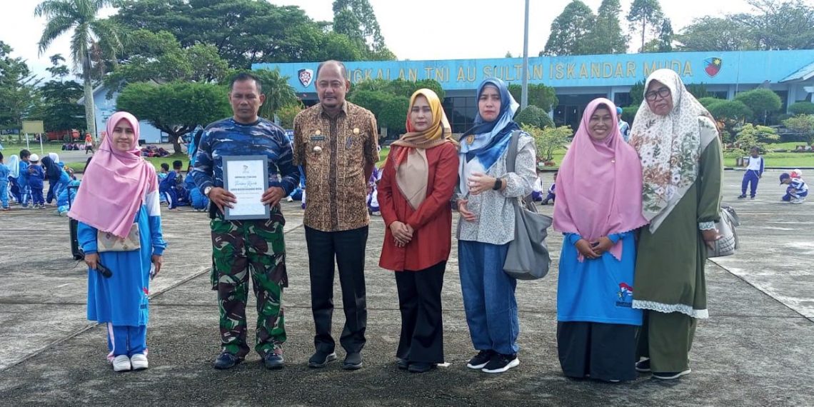 Murid PAUD Se Kecamatan Syiah Kuala Ikut Outbond di Lanud SIM