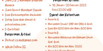 Majalah POTRET Gelar Lomba Menulis Essai Se-Aceh