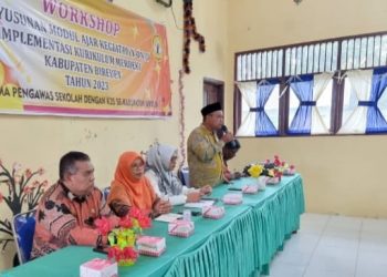 Implementasikan Kurma, K3S SD dan MKKS SMP Bireuen Gelar Workshop Penyusunan Modul Ajar