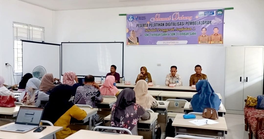 Kadisdikbud Abdya Buka Pelatihan Digitalisasi Pembelajaran bagi Guru SD
