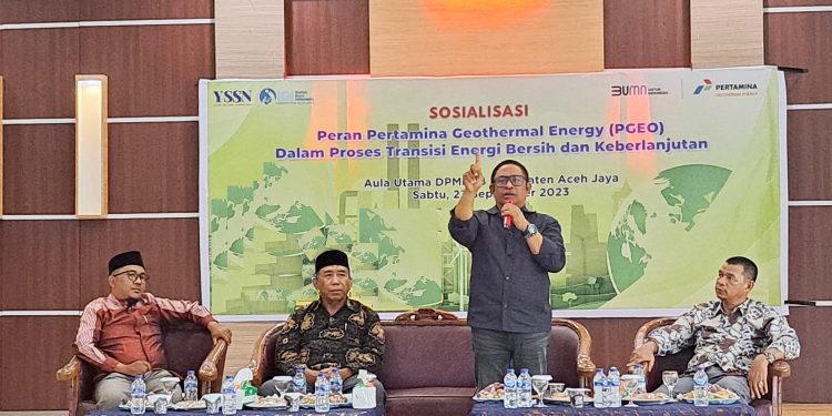 Rafly Kande Sosialisasikan Peran Pertamina Geothermal Berkelanjutan di Aceh Jaya - 784e7f01 db56 438c b95f 36ca01562512 | Aceh Jaya | Potret Online
