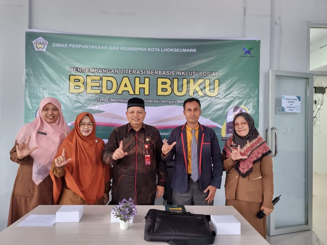 Perpustakaan dan Kearsipan Kota Lhokseumawe Bedah Buku Kearifan Lokal