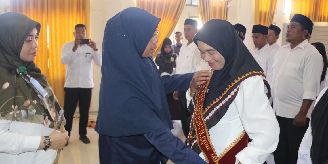 Muslailati, SPd Dilantik Sebagai Ketua Forum Pendidik Madrasah Inklusif (FPMI) Pidie Jaya