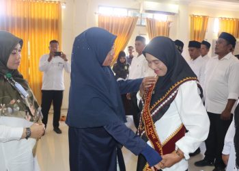 Muslailati, SPd Dilantik Sebagai Ketua Forum Pendidik Madrasah Inklusif (FPMI) Pidie Jaya