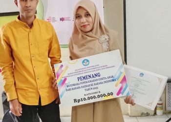 Sri Wahyuni, Guru MAN 6 Aceh Utara Menulis Buku Cerita Anak