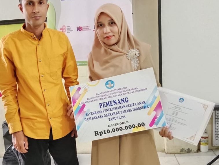 Sri Wahyuni, Guru MAN 6 Aceh Utara Menulis Buku Cerita Anak