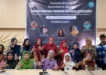 Seminar Kemajuan Teknologi Kreator Era Artificial Intelligence(AI) di Sumatera Barat, Hadapi Tantangan dan Peluang Kreativitas , Dibahas Sengit