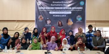 Seminar Kemajuan Teknologi Kreator Era Artificial Intelligence(AI) di Sumatera Barat, Hadapi Tantangan dan Peluang Kreativitas , Dibahas Sengit - f50a0903 c494 4c24 96a2 49dcd0810a69 | Edukasi | Potret Online