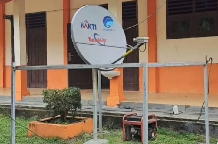 Keminfo Bantu Jaringan Internet Bakti di Sekolah Tepencil dan Desa Alue Keujrun Aceh Selatan