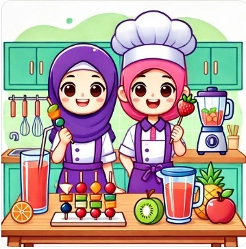 Friendship Karina and Dianda: Cooking Class