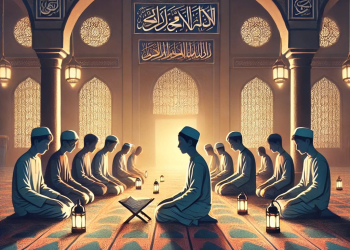Tadarus di Bawah Cahaya Lampu Masjid