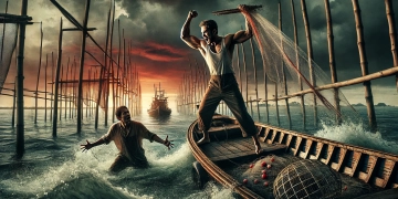 Gelombang yang Menjadi Buih di Tepian - 5620C017 981A 4CB3 8754 40E20BBE7E48 | -#Pagar Laut | Potret Online