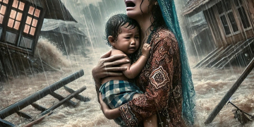 Pelukan Terakhir Ibu dan Anak Sebelum Keduanya Meninggal