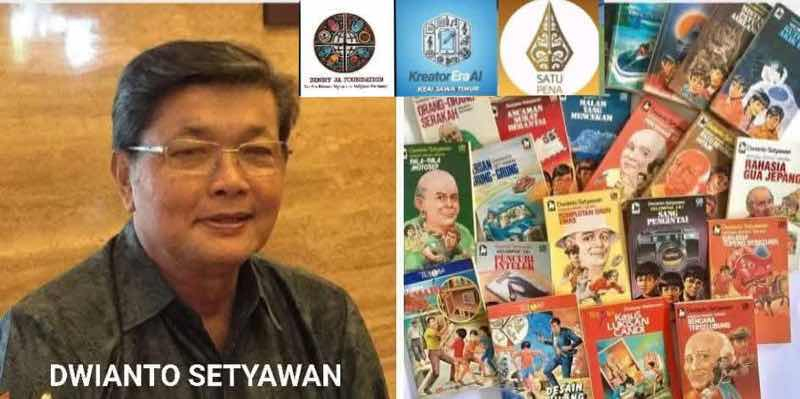 Kenangan dan inspirasi Dwiyanto Setyawan Melahirkan Karya 80 Judul Buku Cerita dan Novel(1)