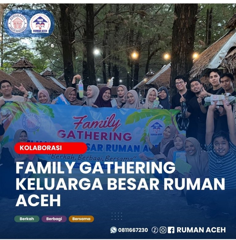 Ruman Aceh Tak Sekadar Taman Bacaan Berjalan