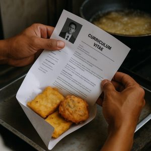 Ketika CV Sarjana Berakhir Menjadi Bungkusan Gorengan - 2025 05 19 15 03 23 | # Ironi | Potret Online