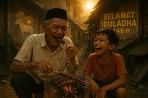 Makan Daging Qurban Bakar di Senja Usia - 2025 06 08 07 56 45 | Puisi | Potret Online
