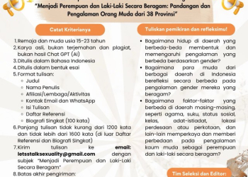 Ayo Para Remaja dan Orang Muda, Penuhi Undangan Menulis Esai