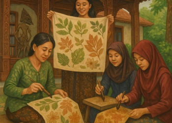 Meningkatkan Literasi Masyarakat melalui Ekoprint dan Batik Tulis