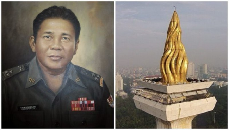 Teuku Markam Saudagar Aceh Penyumbang Emas di Puncak Monas