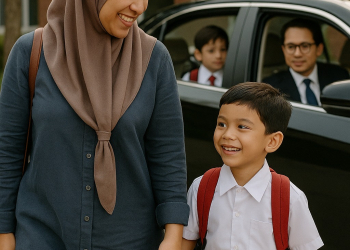 “Hari Pertama Sekolah Bersama Ayah” Bagaimana yang Tidak Punya Ayah?