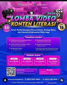 Kekecewaan Peserta Warnai Ajang Lomba Video Konten Literasi Dispusip Pidie Jaya - 0ebe64af 7c8f 4c56 b416 479db6386c70 | Artikel | Potret Online