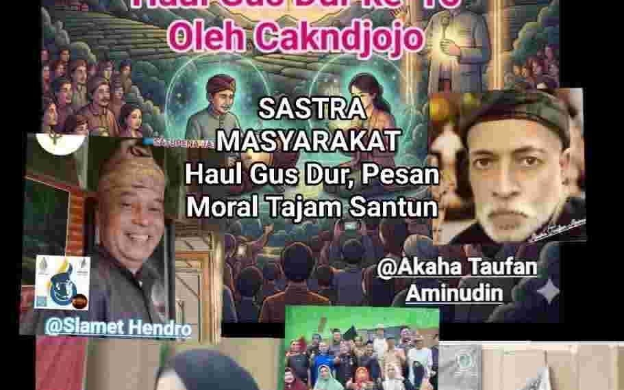 Haul Gus Dur, Pesan Moral Tajam Santun