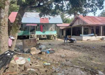 Air Surut, Lumpur Menimbun Dayah