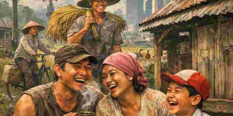 Biar Banyak Miskin,Tapi Penduduknya Bahagia