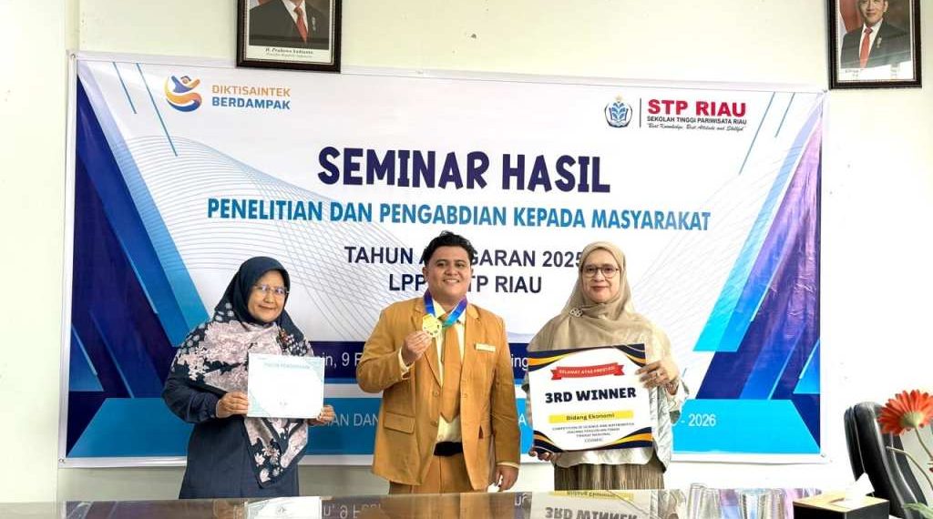 Bangga! Mahasiswa STP Riau Raih Juara 3 di Ajang Competition of Science and Mathematics Jenjang Perguruan Tingkat Nasional