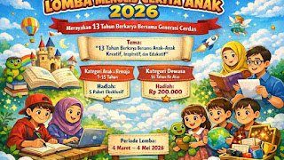 Lomba Menulis Cerita Anak Cerdas 2026