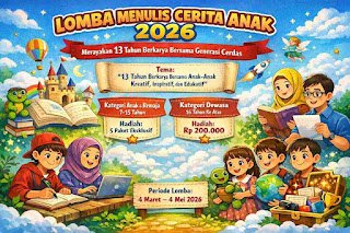 Lomba Menulis Cerita Anak Cerdas 2026