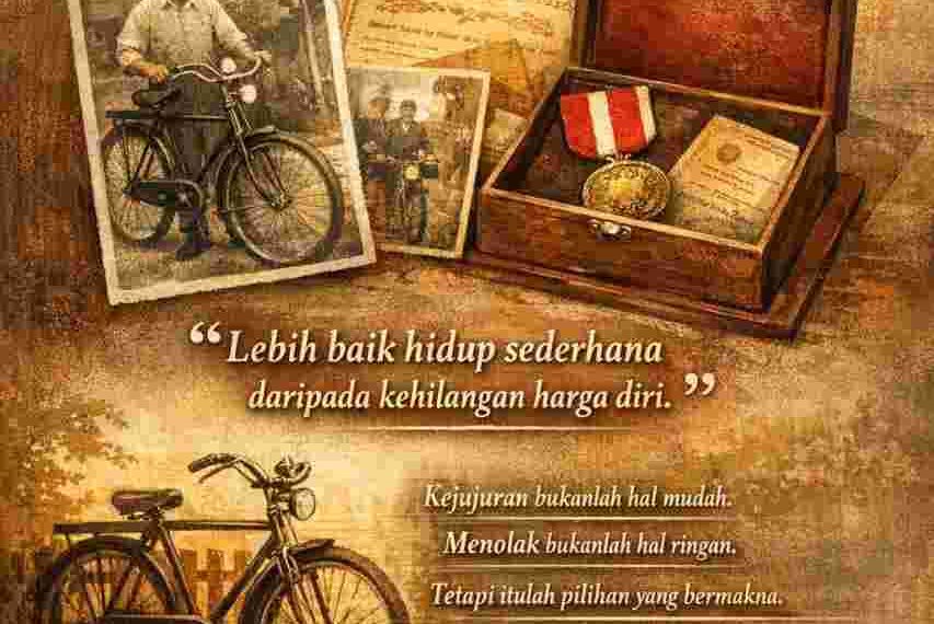 Sepeda dan Medali Pensiun