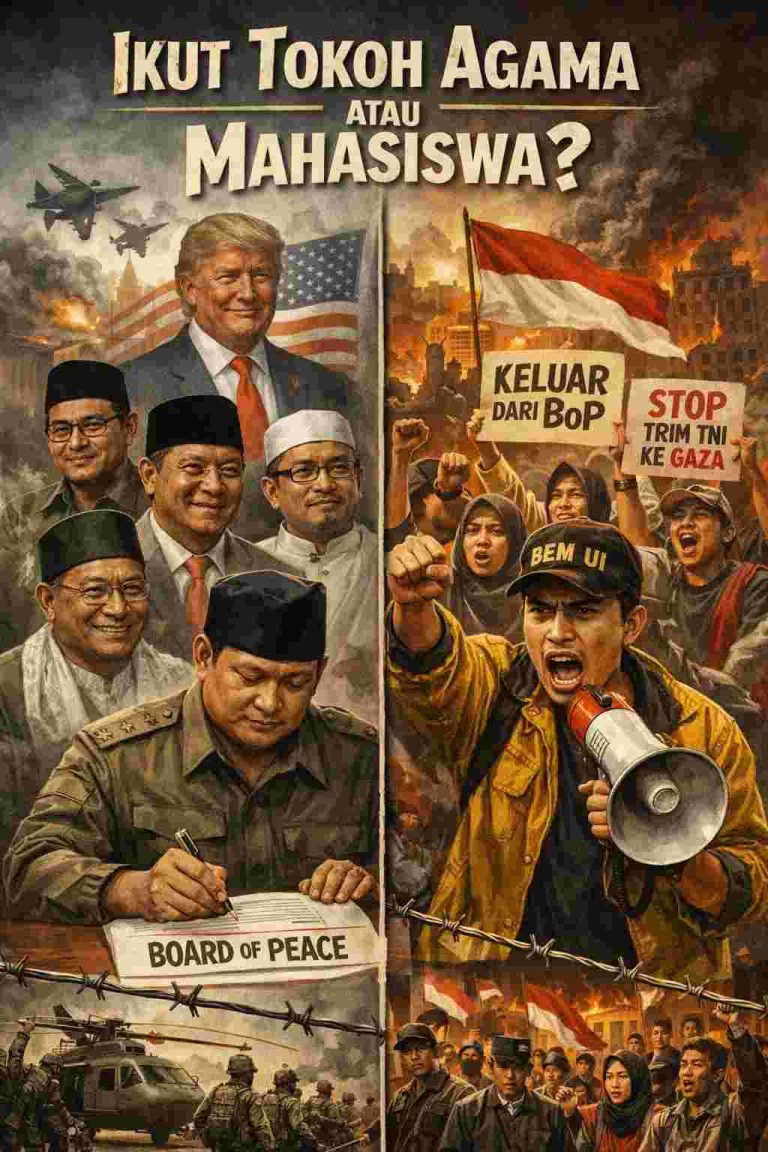 Soal BoP, Kalian Ikut Tokoh Agama atau Mahasiswa