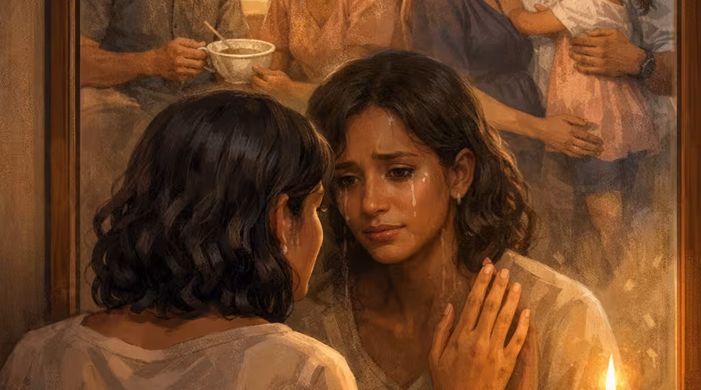 Kenangan yang terlupakan di cermin