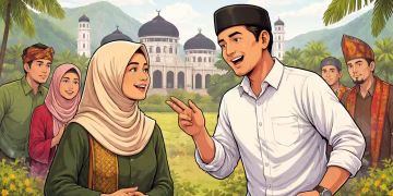 ilustrasi stereotip budaya komunikasi Aceh