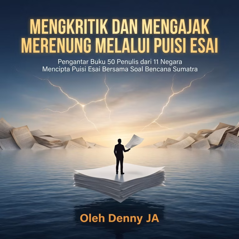 Mengkritik Dan Mengajak Merenung Melalui Puisi Esai