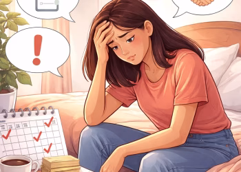 Ilustrasi seseorang merasa tertekan karena berusaha memenuhi harapan banyak orang sekaligus