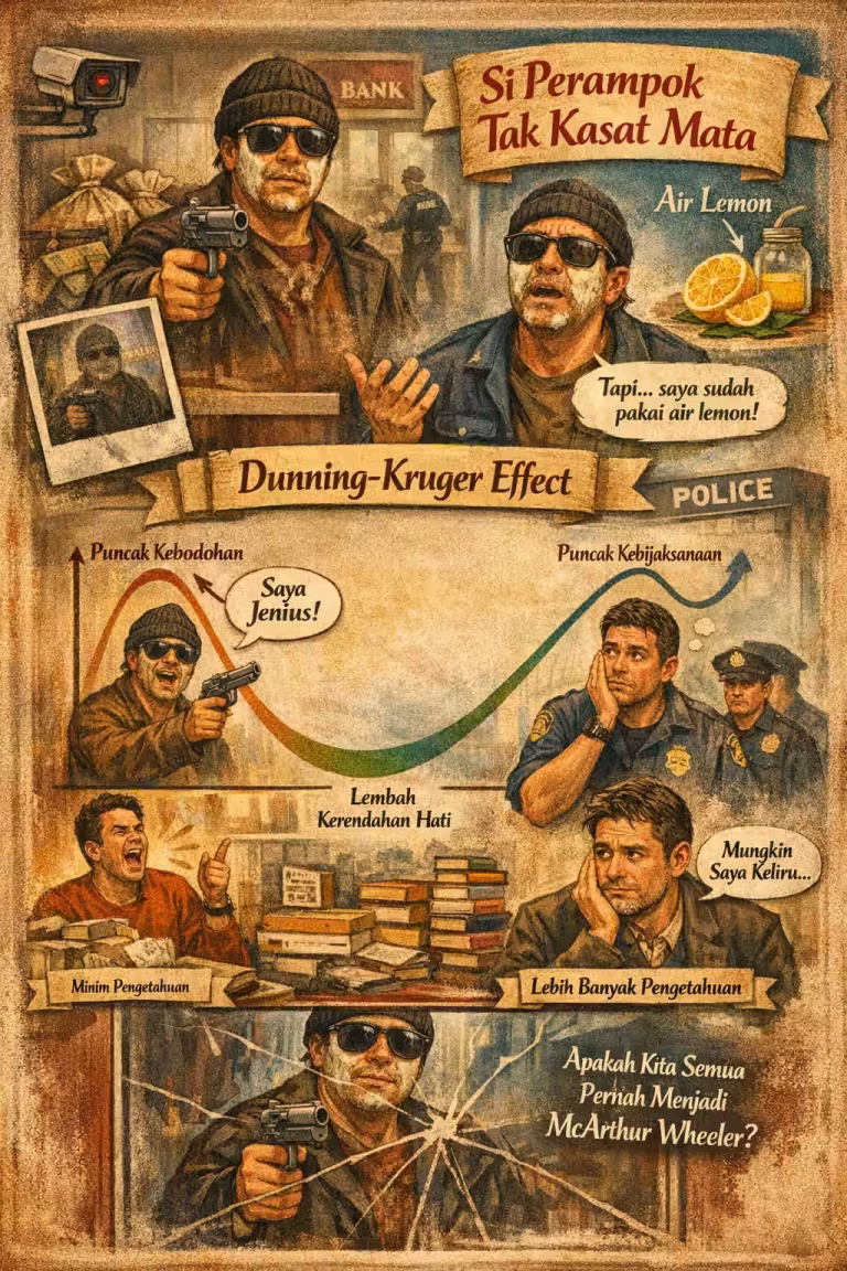 Dunning-Kruger dan Kisah Perampok Tak Kasat Mata 