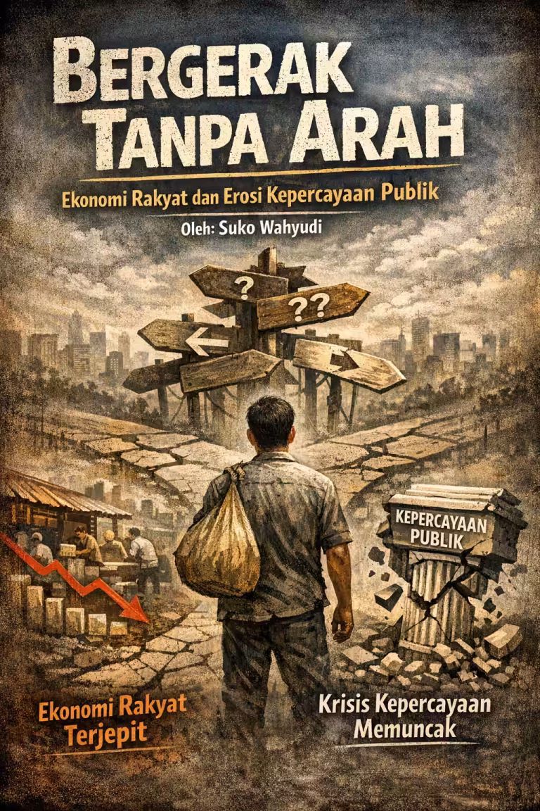 Bergerak Tanpa Arah: Ekonomi Rakyat dan Erosi Kepercayaan Publik
