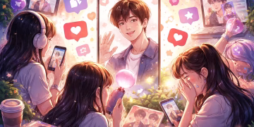 K-pop fans immersed in digital devotion