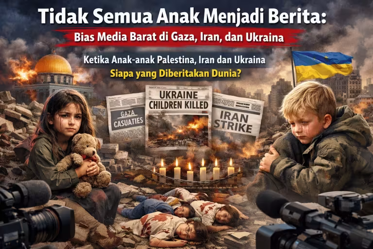 Tidak Semua Anak Menjadi Berita: Bias Media Barat di Gaza, Iran, dan Ukraina