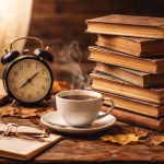 Warm afternoon reading ritual